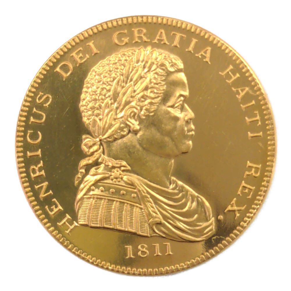 ハイチ 1811年 クラウン キング アンリ金メダル K23(23金)