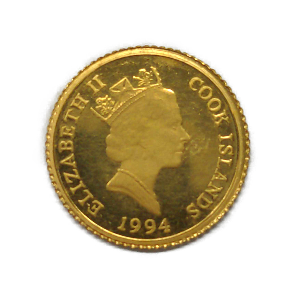 本日のクック諸島 1/20oz エリザベス女王2世ペンギン5ドル金貨 K24(純金・24金)の買取価格 | リファスタ
