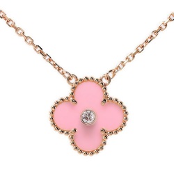 ヴィンテージアルハンブラネックレス　ホリデー　ピンク 楽天市場】ヴァンクリーフ＆アーペル Van Cleef & Arpels