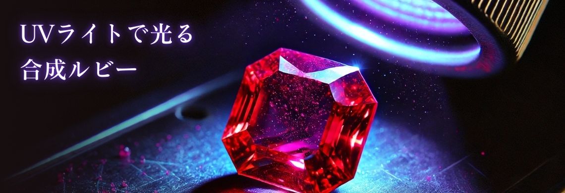 UVライトで光る合成ルビー | 宝石の高額買取なら実績No.1のリファスタ