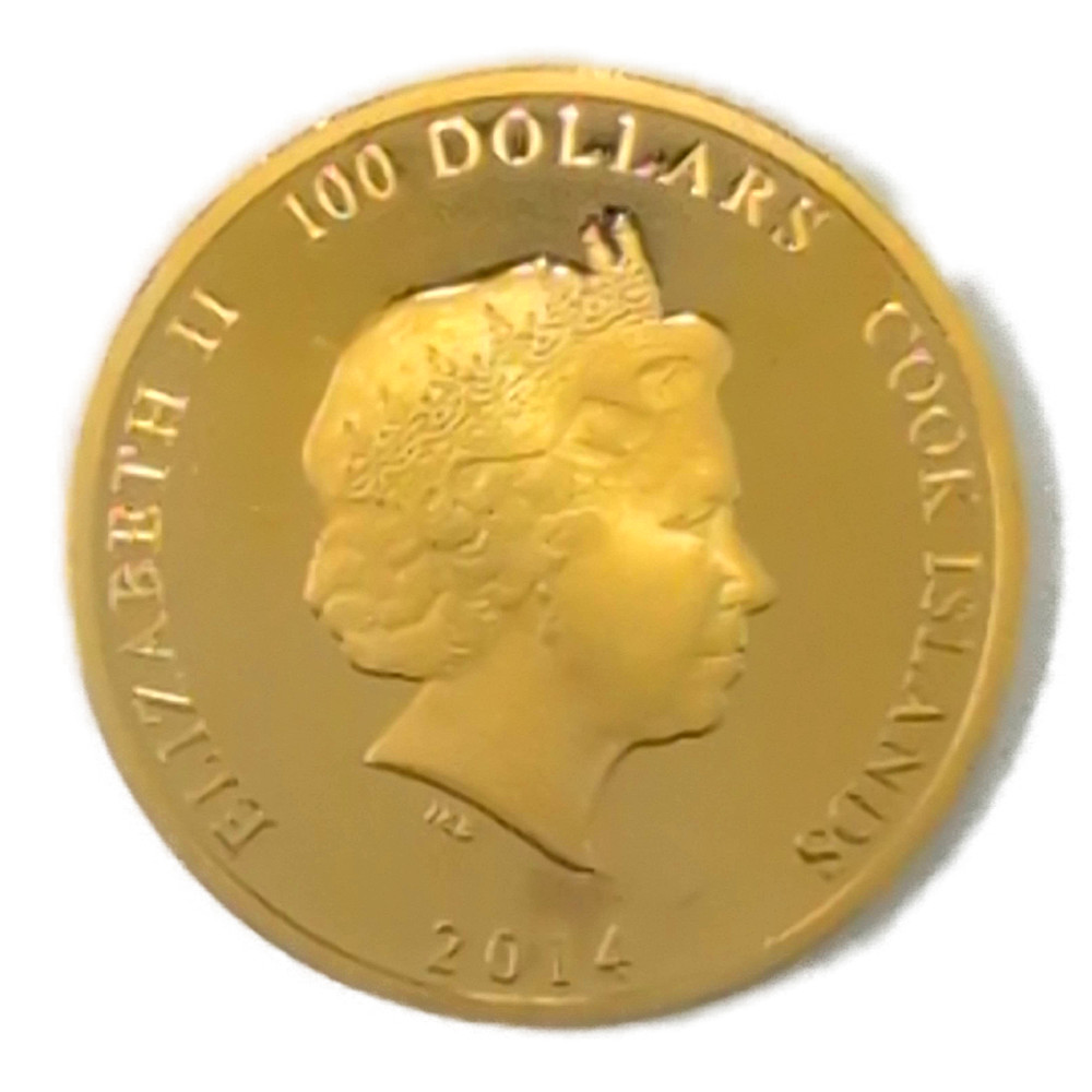 1oz エリザベス2世皇后生誕80周年100ドル金貨 K24(純金・24金)