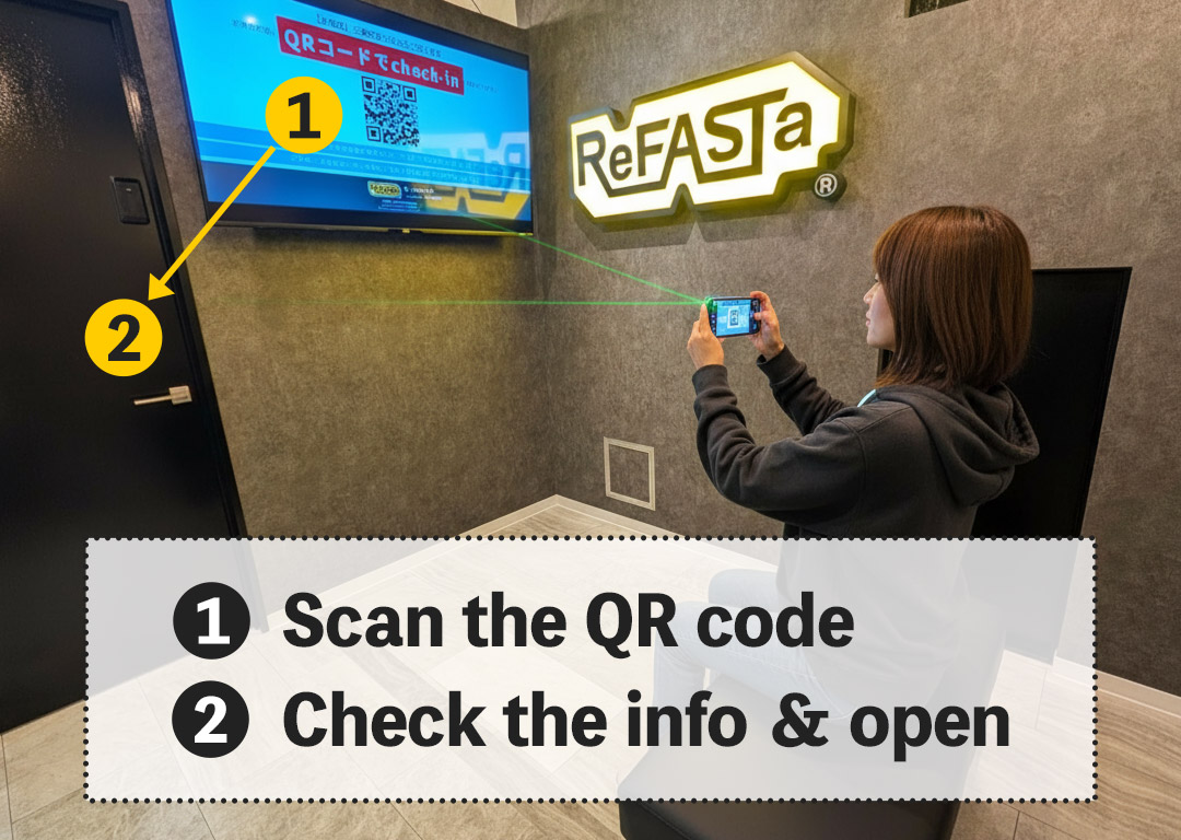 リファスタ大阪心斎橋店の入場方法